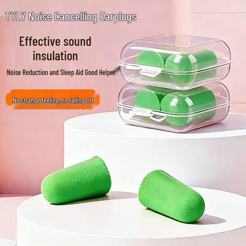 Noise-Cancelling Earplugs: Snoring Reduction & Sleep Aid 1 Pair - Upgraded Strong Noise Reduction