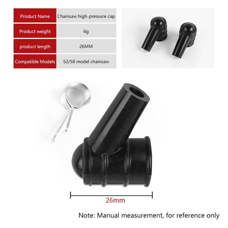 5/10Sets 2-Stroke Ignition Coil Cap With Springs For 52Cc 58Cc 59Cc Chain Saw Gasoline Saws Logging Saws