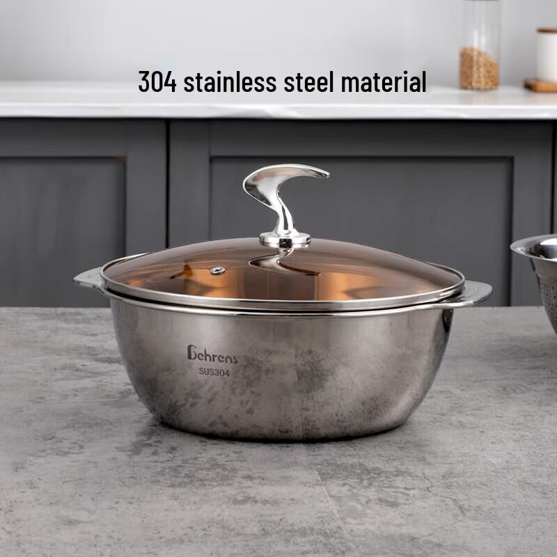 Набор из 3 предметов для горячего супа Beirens из нержавеющей стали 304, многоцелевой