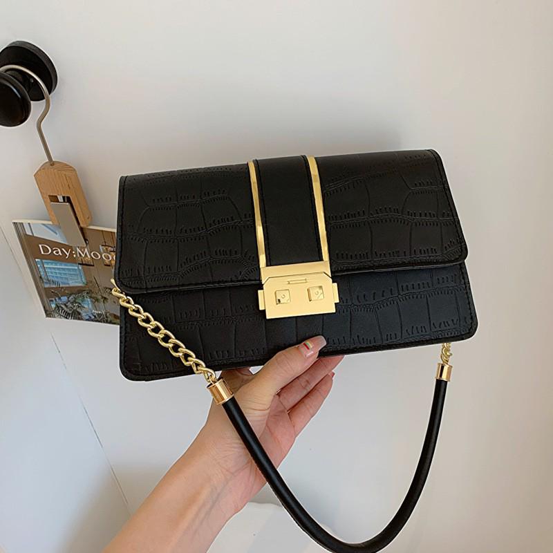 2025 Autumn Retro Minimalist Underarm Women's Shoulder Bag - Stylish Valentine's Day Chain Square Bag