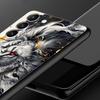 Cross Pattern Bicolor Lion Phone Case for Samsung Galaxy S26 S25 S24 S23 S22 S20 S21 FE Ultra S25Edge Plus 5G Soft TPU Cover Bag