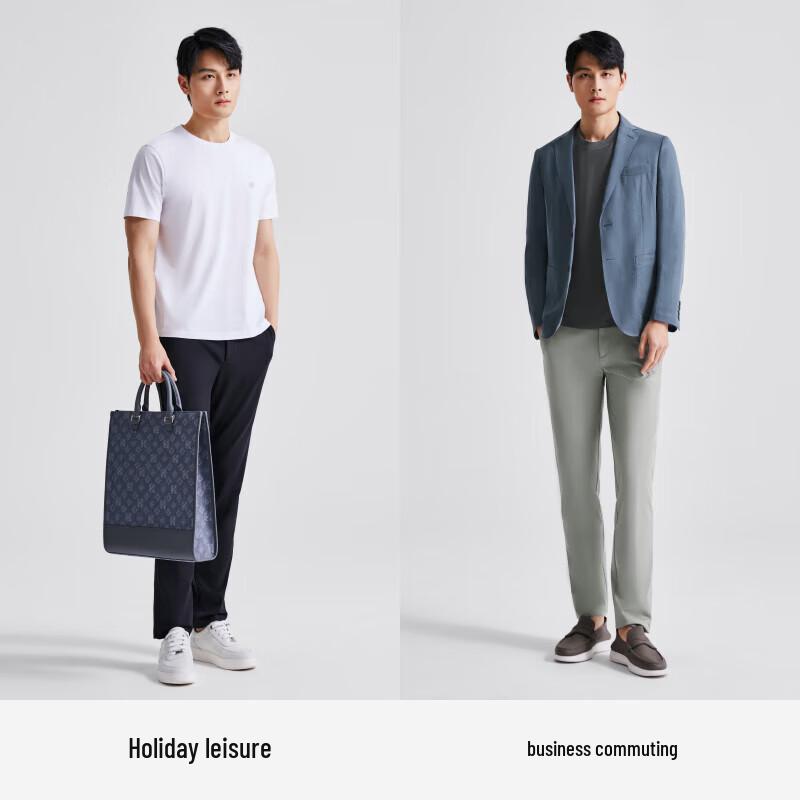 DIKENI Men s 120S Ice Silk Cooling Short Sleeve T-Shirt M (48)