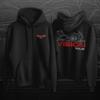 Victory Vision Tour 2008-2018 Motorcycle Hoodie for Touring Bikers