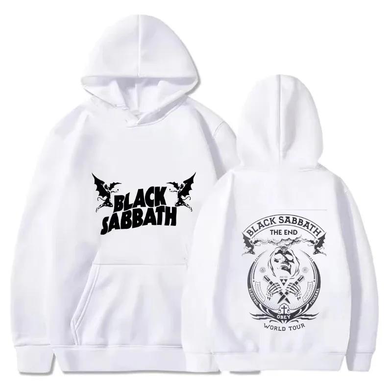 

Autumn and winter hoodie printed men s wear, retro rock heavy metal band album concert Sabbath Music Black Sabbath S