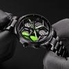 SVJ Multifunctional Men's Off-Road Waterproof Quartz Watch with 3D Hollow Design
