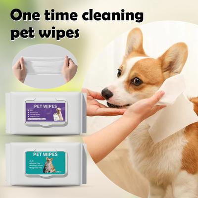 Dog Wipes For Butt Plant Based Hypoallergenic Cleansing Hygienic Puppy Wipes For Dogs Face And Body Wipes Cleaning Doggie Wipes 120ml