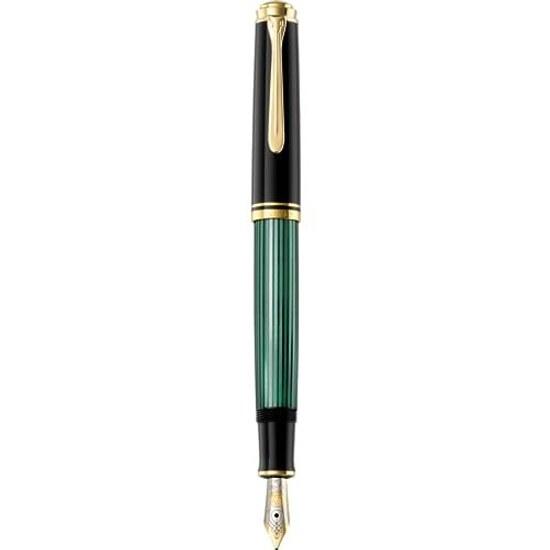 Souveran M600 Green Stripe Fountain Pen EF