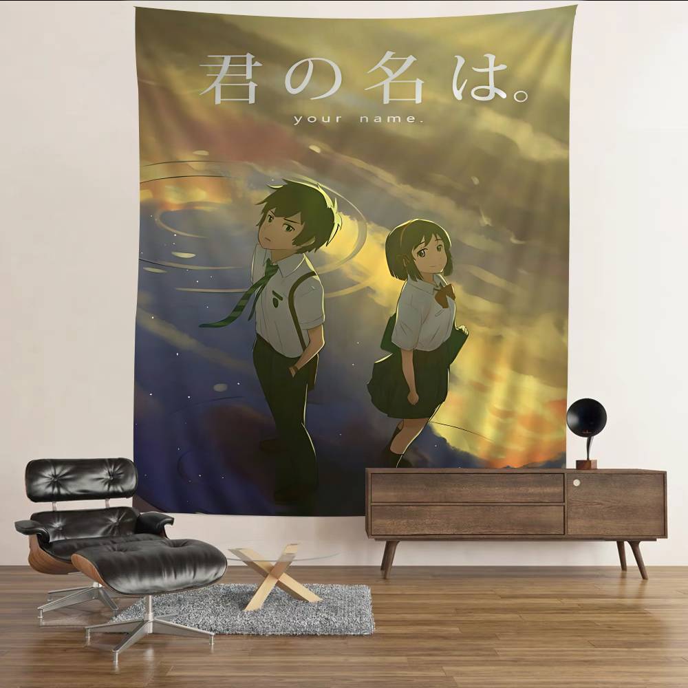 Anime Y-Your N-Name Cartoon Tapestry Wall Hanging Decoration Household Home Decor