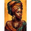 African Woman Abstract Art Canvas Paintings Africane Girl Africa Art Posters and Prints Wall Art Pictures for Living Room Decor