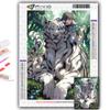 5D DIY Diamond Painting Ferocious Animal Cross Stitch Diamond Art Embroidery  Mosaic Home Deco