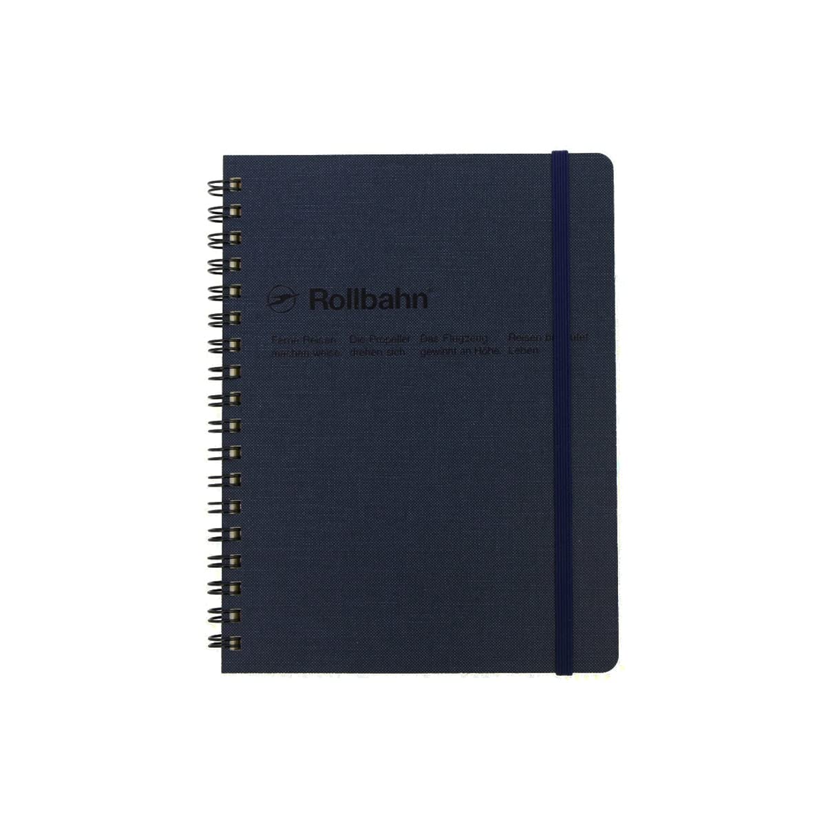 Rollbahn Pocket Notebook L [Delfonics] Cap-Martin (Dark Blue)