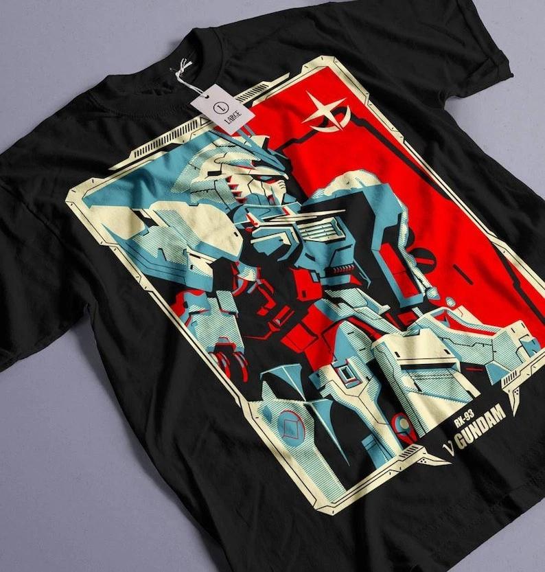 Gundam Shirt 90s Anime Shirt Vintage Shirt Robot Unisexga Anime Unisex Tshirt S