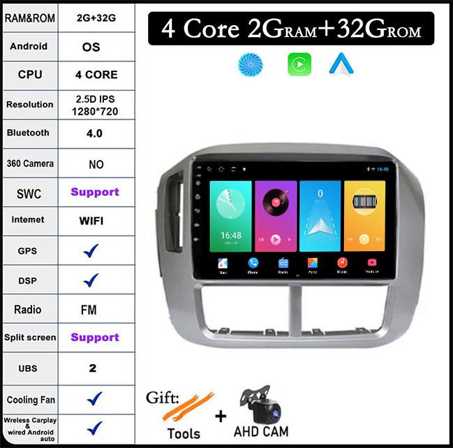 9 Lnch For Honda Pilot 2006 2007 2008 Car Radio Video Multimedia QLED Navigation GPS IPS 4G Wifi Stereo Screen Auto