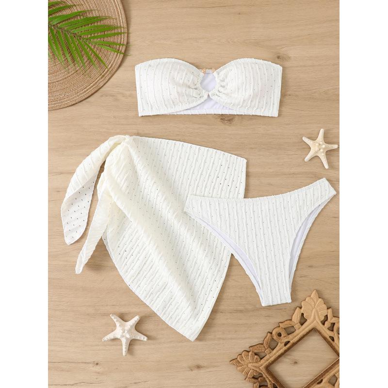 Set Bikini Push-Up Sexy a Tre Pezzi Europeo e Americano 2026