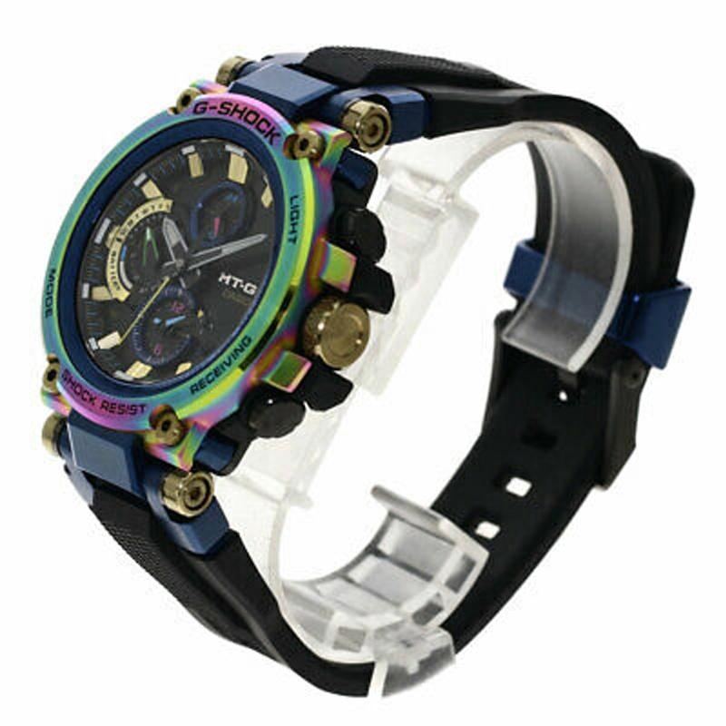 Casio MT-G Series G-SHOCK MTG Series Protective Structure Laser Cool Multi-function Solar Quartz Movement Resin Strap Japanese and MTG-B1000RB-2APR