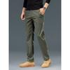 From Pure Cotton, Simple and Versatile, Suitable for Spring and Autumn, High-End Business Style, Straight-Leg Workwear Trousers for Middle-Aged Men