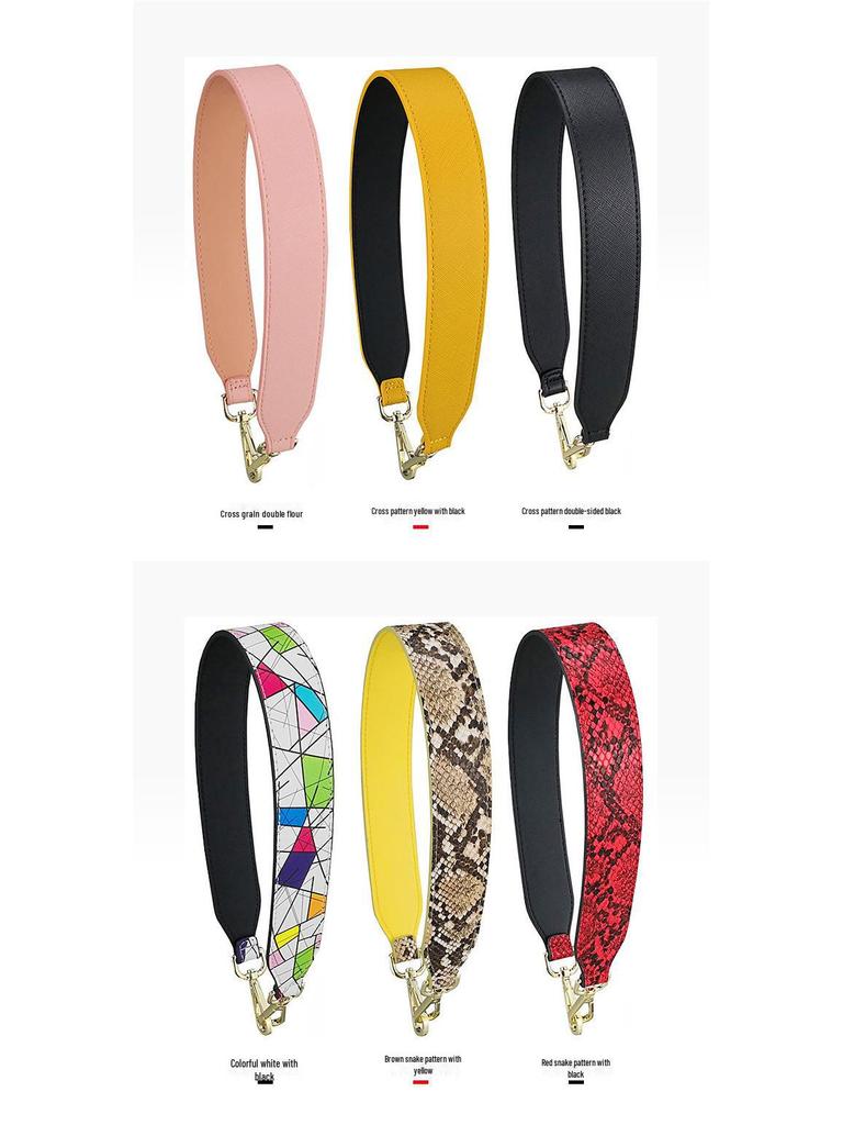 One-Shoulder Wide Band Handbag Strap for Women