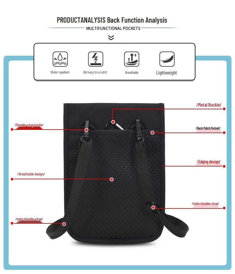 Multi-functional Anti-theft RFID Neck Lanyard: Portable ID & Passport Holder.