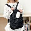 Spacious Student School Bag Lightweight Travel Daypack Polka Dot Nylon Backpack  Frequent Traveler