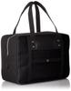 Canvas Mail Boston Bag with Horseshoe Lock not Navy Blue 21L 29 cm Black [Sanei] (M) (Padlock included) 0.73kg BTM-U-01