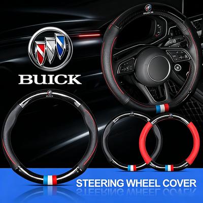 Car Steering Wheel Cover Breathable Anti Slip PU Leather Steering Cover For Encore Regal Lacrosse Enclave Avenir Cascada GL8 Envision Anthem