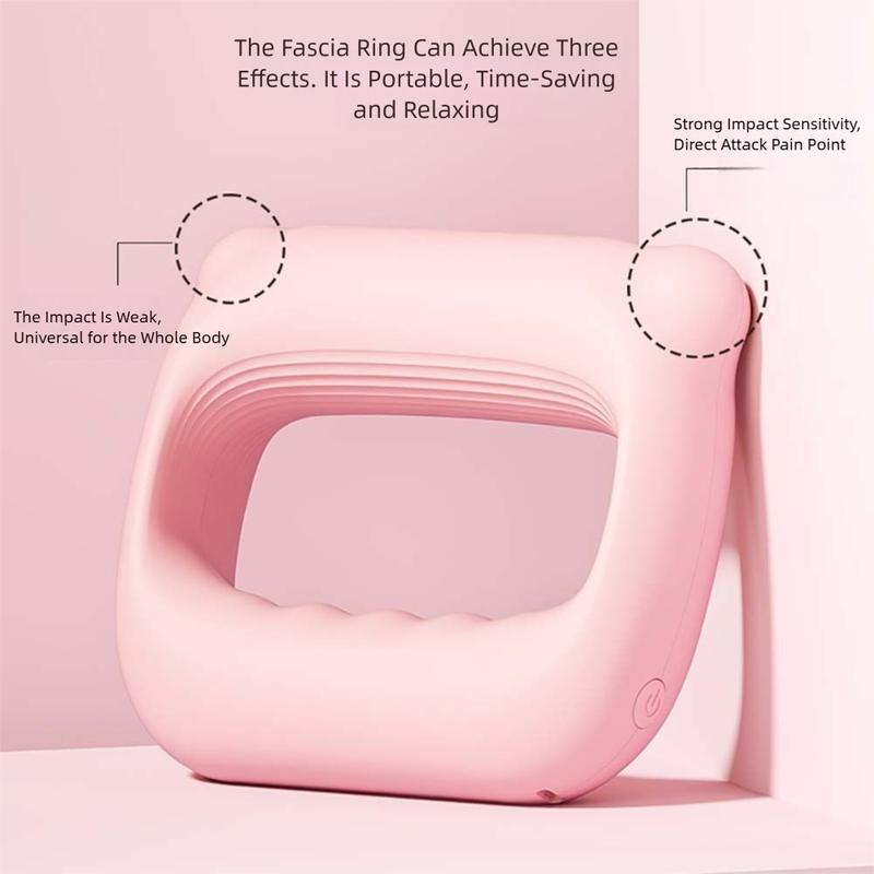 Tragbarer Perkussions-Faszienring USB-Aufladung Massagegürtel Vibrations-Nackenmembran-Massage Entspannung Schultermassage