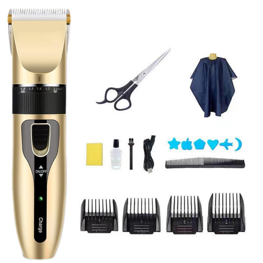 Electric Fader Professional Haircut Electric Push Scissor Adult Children Razor Bald Hair Cutter Rechargeable