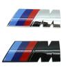 VKSO5 1Pcs ABS M Logo Car Fender Side Emblem Sticker For BMW M1 M4 M5 M6 M2 M3 M7 F48 E83 F39 F10 G01 F30 Rear Trunk Badge Accessories