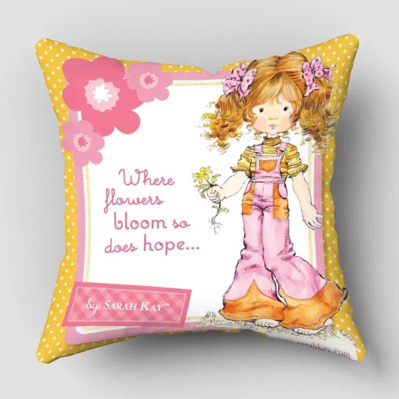 Kissenbezüge Sarah Kay Cartoon Kissenbezüge Dekokissen für Sofa Autodekoration Kissenbezug WJY12.25