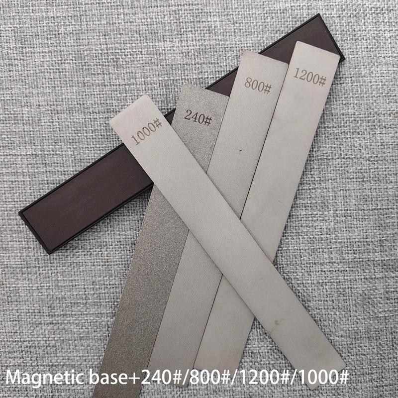 

Алмазный точильный камень с магнитной основой для точилки ножей, фиксированный угол, точильный камень, алмазные доводочные камни, Iron body