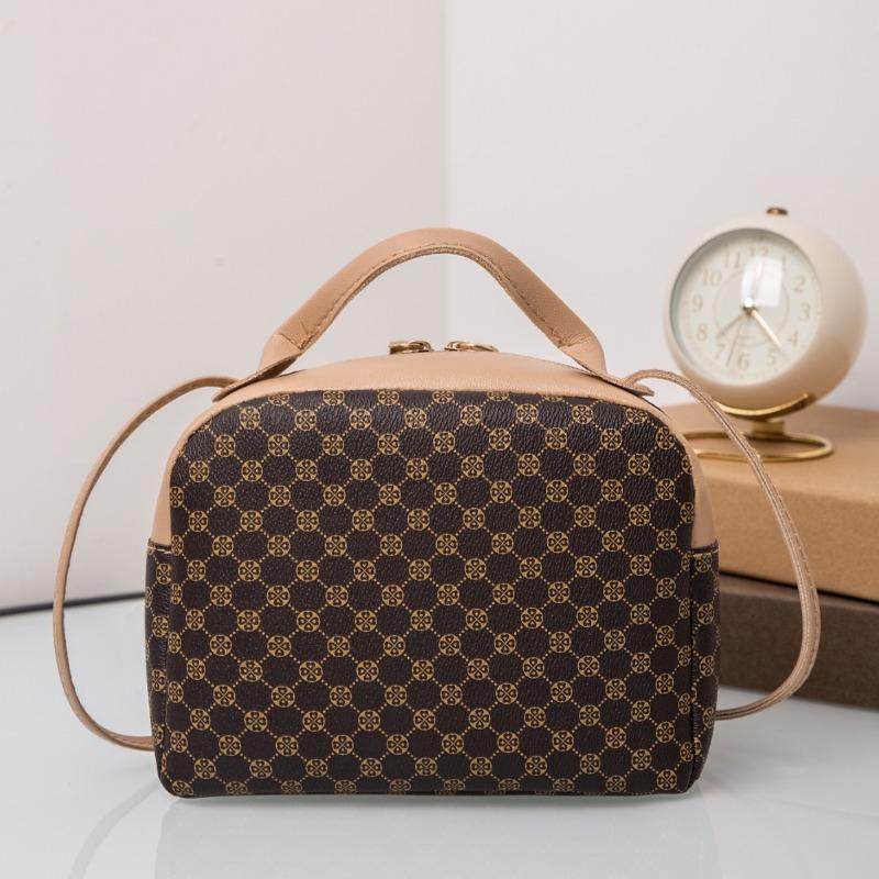 Women's Bag Spring New Street Trend Handheld Printed Bag Fashionable Simple Shoulder Bag