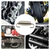 Exhaust Pipe Spring, Stainless Muffler Spring for Exhaust Pipe, Muffler Hook Portable, Long Lasting Modified Accessory Elasticity for Car Scooter