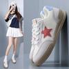 Women's Casual Platform Sneakers Breathable Mesh PU Leather Walking Shoes Lightweight Running Shoes Summer Non-Slip Athletic Tennis Sneakers for Women