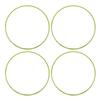 4 Pcs 18in Wheel Rim Protector Scratch Proof Self Adhesive Aluminum Alloy Wheel Rim Ring for Wheel Hub Edges 7mm Above