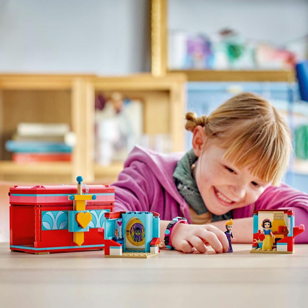 LEGO Disney Princezna Sněhurka Šperkovnice Hračka Dárek k narozeninám Blok Vzdělávací Vánoce Dívky Chlapci Děti 6 let 7 let 8 let 9