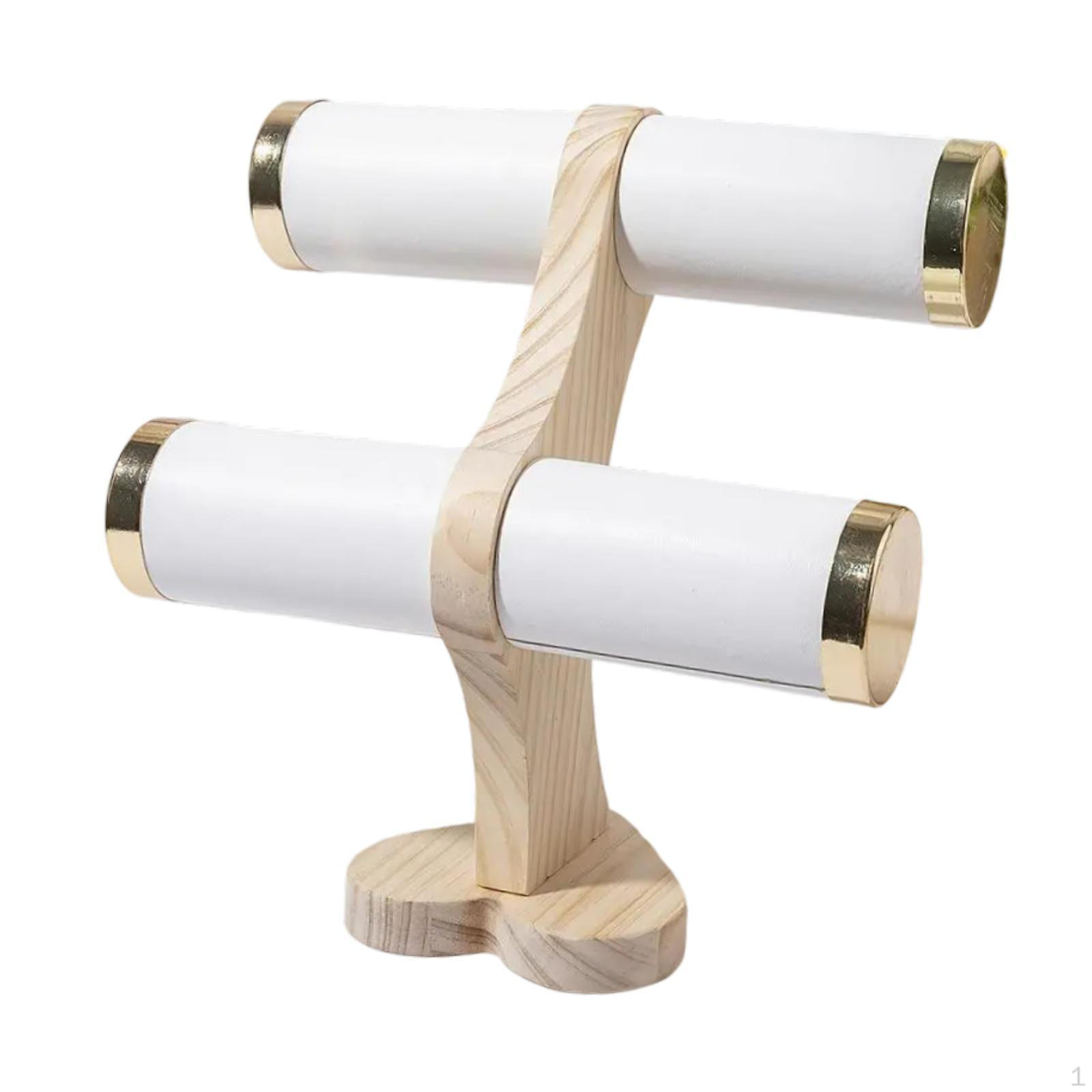 

2-х уровневая подставка для браслета, стильная стойка для ювелирных изделий, для легкой организации и демонстрации пространства белый