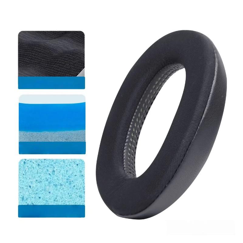 YAYINCC 1 Pair Replacement Foam Ice gel /lambskin Ear Pads Pillow Cushion Cover For Sennheiser HD598 HD599 PC350 Headphone