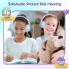Kids Headphones, Wired Headphones for Kids Over Ear with Microphone, 85/94dB Volume Limiter Headphone for Girls Boys, Foldable Headphone for Learning