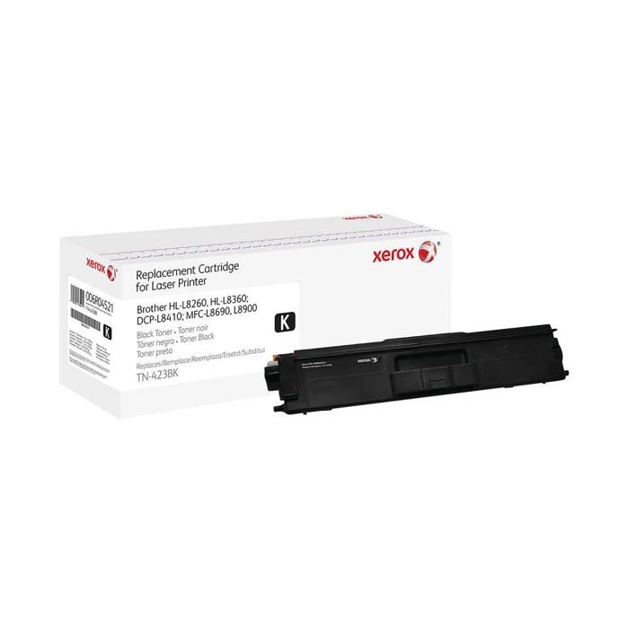 XL Black Toner Cartridge - XEROX - TN-423BK - 6500 Pages - Compatible Brother - Laser
