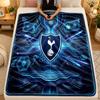 Flanell-Decke Tottenham Hotspur Warm Weich Überwurfdecke für Innenbereich Sofa Bett Wohnzimmergebrauch