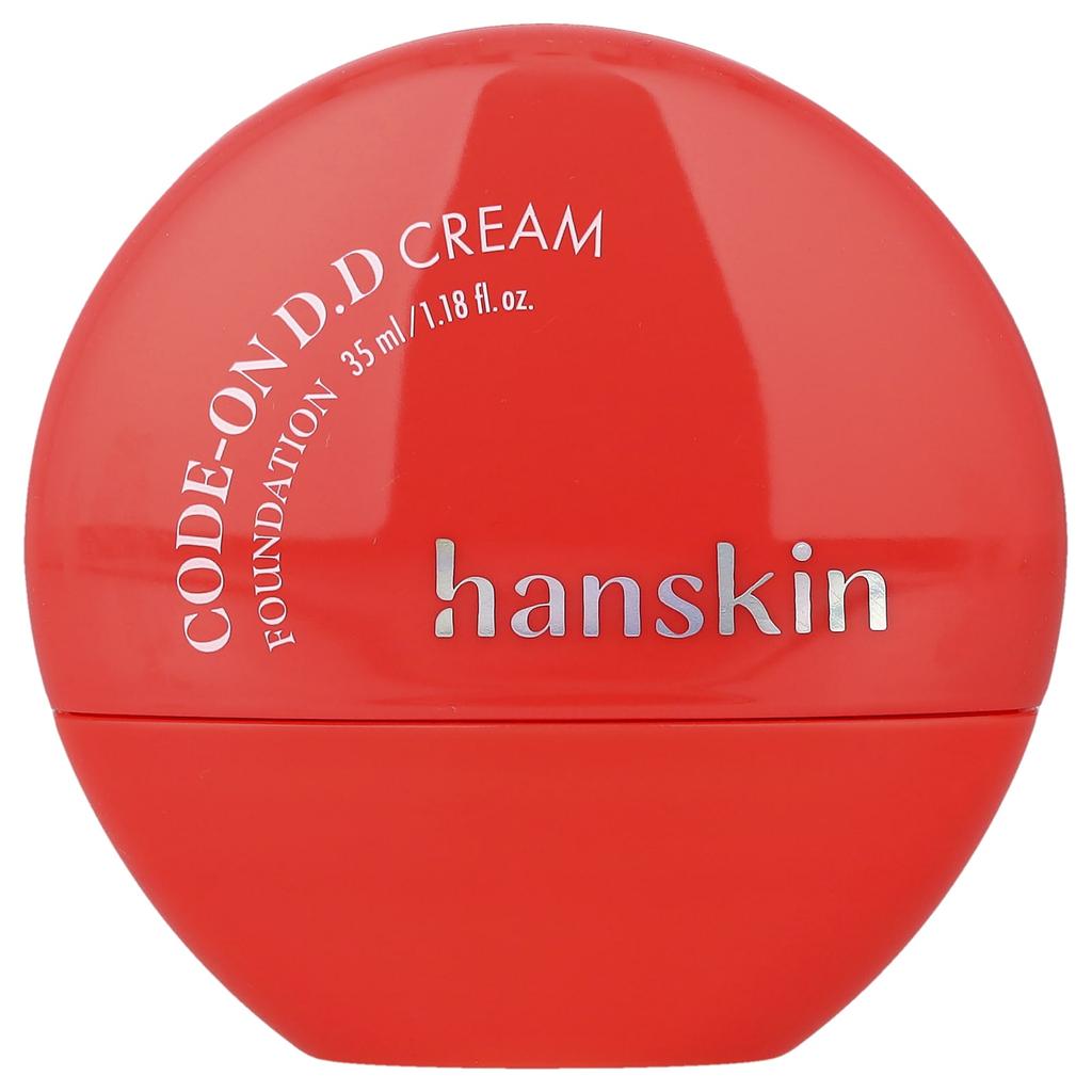 Hanskin CodeOn DD Cream Foundation, 23N Natural Beige, 35ml (1.18fl Oz)