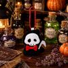 Vtipný plyšový přívěsek na klíče s hlavou dýně na Halloween Kawaii Kreslený Měkký chlupatý přívěsek na tašku Dekorace Dárek