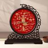 Heaven Official's Blessing Calligraphy Photo Frame: Longevity, Wealth, Treasure - High-End National Style Office Ornament