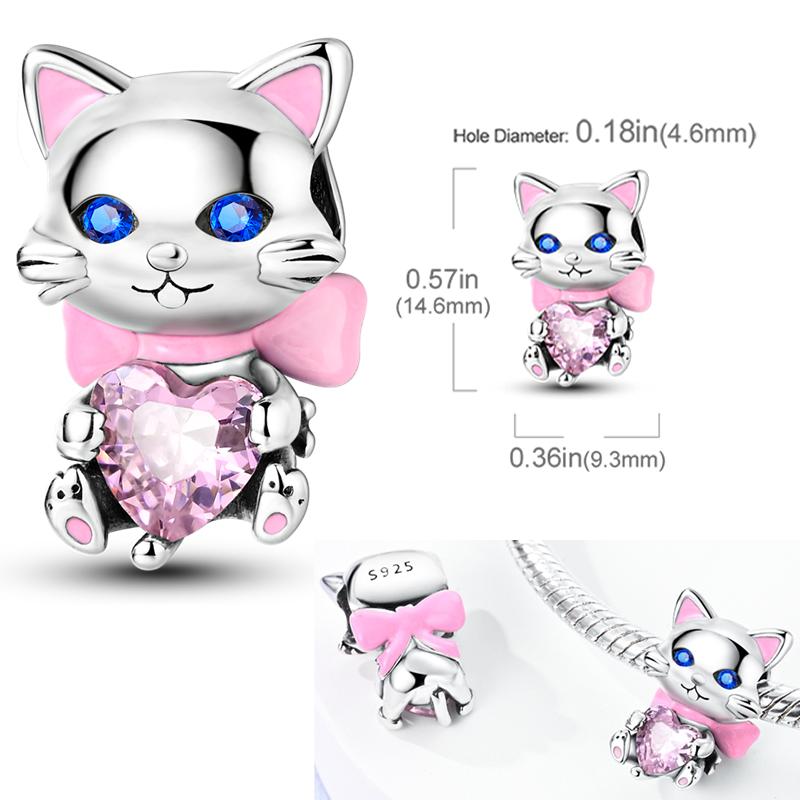 Colorful Exquisite Charm Bead Charms Bead Charms Genuine copper Luminous Firefly Moon Flower Pendants Compatible With Authentic Accessories Bracelets