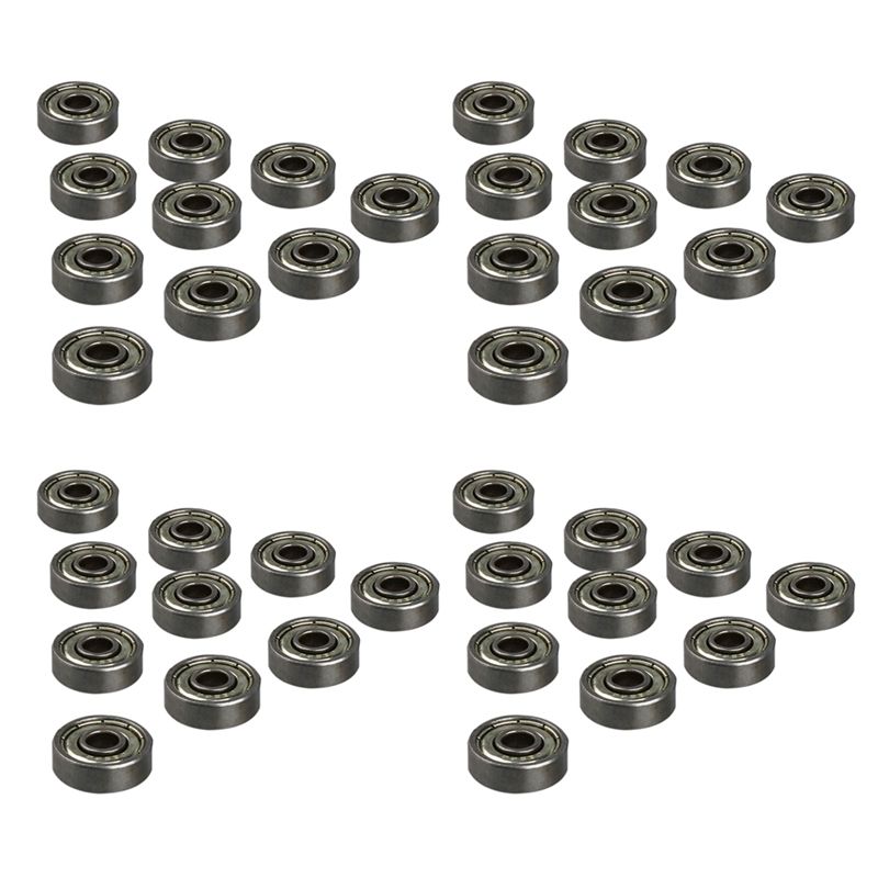 

A84E-40 Pcs 625ZZ Single Row Deep Groove Radial Ball Bearing 16Mm X 5Mm X 5Mm