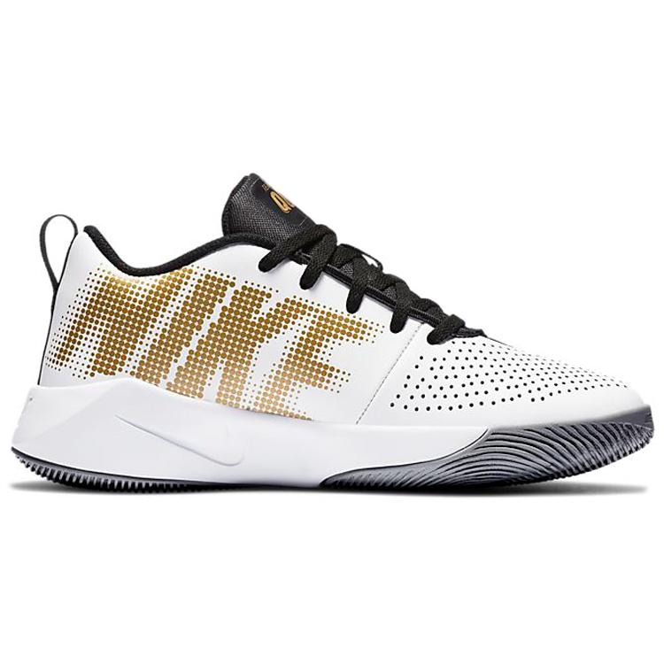 Nike Team Hustle Quick 2 Black Metallic Gold GS AT5298-010