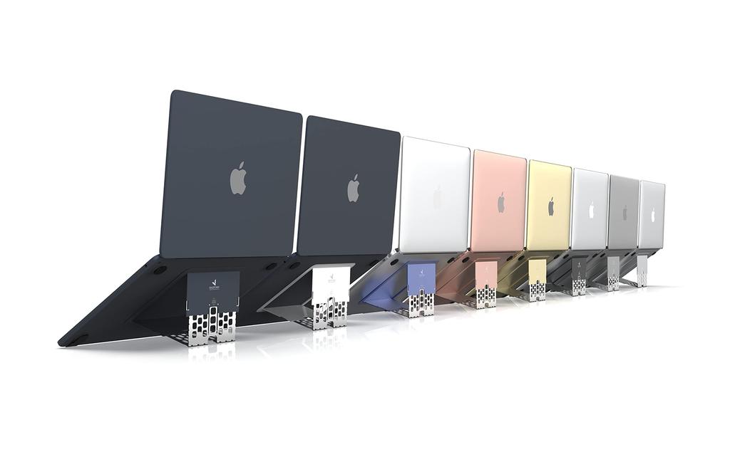 MAJEXTAND Papírový tenký stojan pro MacBook Stojan na notebook Stojan na notebook Tenký přenosný ergonomický ventilační stojan 6 výškově nastavitelných úrovní od do Kompatibilní s notebooky