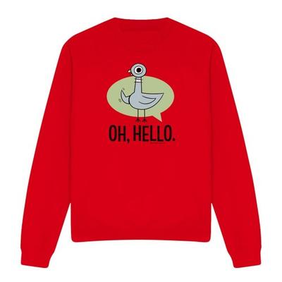 The Pigeon Unisex Adult Oh Hello Sweatshirt