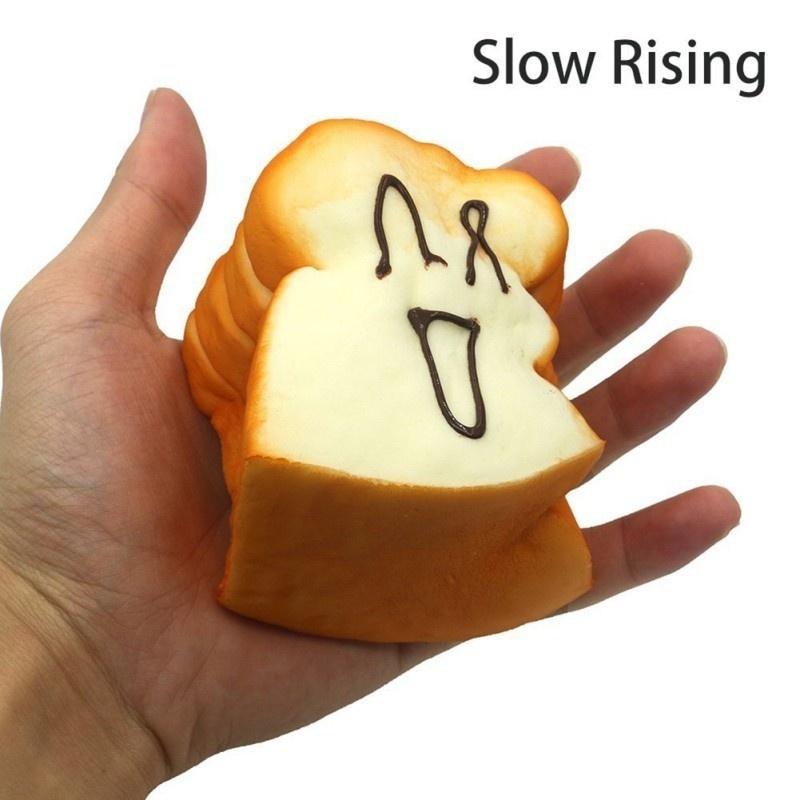 Miękki Tost PU Wielowarstwowy Chleb Uchwyt na Telefon Komórkowy Zabawki Dekompresyjne Prezenty Półki Ręcznie Cięte