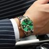 Marken Unisex Leuchtende Wasserdichte Quarzuhren mit Kalender, Stahlarmband - Mode & Business Stil